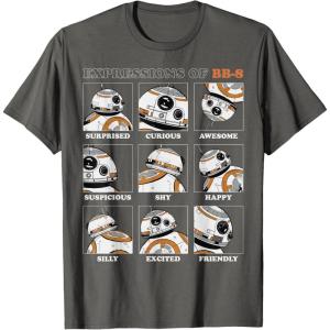 image:imageStar Wars Expressions of BB8 TShirtAsphalt Grey