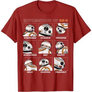 image:imageStar Wars Expressions of BB8 TShirtCranberry Red