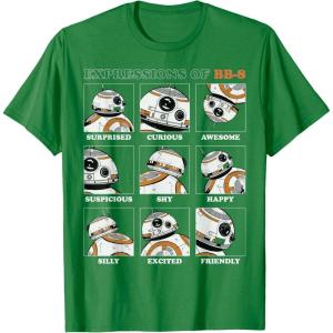 image:imageStar Wars Expressions of BB8 TShirtKelly Green