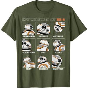 image:imageStar Wars Expressions of BB8 TShirtOlive Green