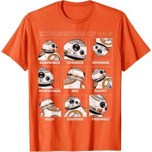 image:imageStar Wars Expressions of BB8 TShirtOrange
