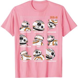 image:imageStar Wars Expressions of BB8 TShirtPink