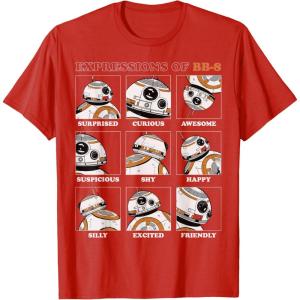 image:imageStar Wars Expressions of BB8 TShirtRed