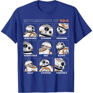 image:imageStar Wars Expressions of BB8 TShirtRoyal Blue