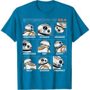image:imageStar Wars Expressions of BB8 TShirtSapphire Blue