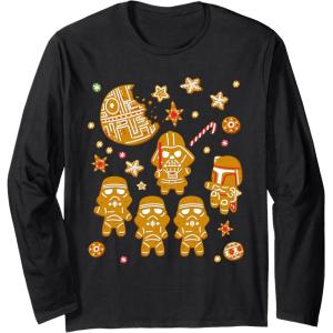 image:imageStar Wars Gingerbread Cookies Galactic Empire Holiday Long Sleeve TShirtBlack