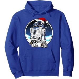 image:imageStar Wars Holiday Santa Hat Christmas R2D2 Circle Pullover HoodieRoyal Blue