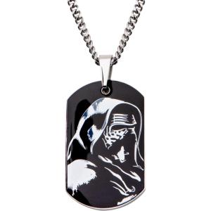 image:imageStar Wars Jewelry Episode 7 Kylo Ren Stainless Steel Dog Tag Mens Pendant Necklace 22