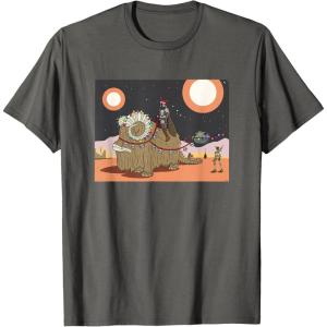 image:imageStar Wars Mandalorian amp Grogu Christmas Jingle Bell Bantha TShirtAsphalt Grey