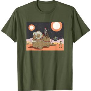 image:imageStar Wars Mandalorian amp Grogu Christmas Jingle Bell Bantha TShirtOlive Green