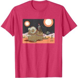 image:imageStar Wars Mandalorian amp Grogu Christmas Jingle Bell Bantha TShirtRed Heather