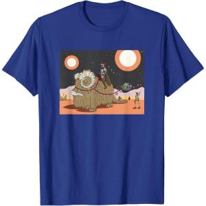 image:imageStar Wars Mandalorian amp Grogu Christmas Jingle Bell Bantha TShirtRoyal Blue