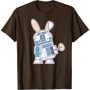 image:imageStar Wars R2D2 Droid Cute Pastel Easter Bunny Costume amp Egg TShirtBrown