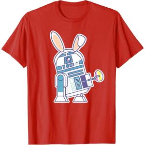 image:imageStar Wars R2D2 Droid Cute Pastel Easter Bunny Costume amp Egg TShirtRed
