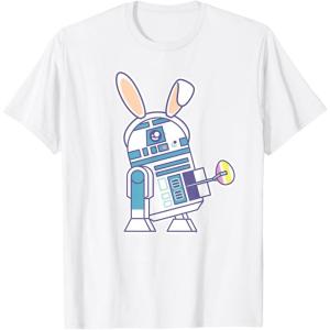 image:imageStar Wars R2D2 Droid Cute Pastel Easter Bunny Costume amp Egg TShirtWhite