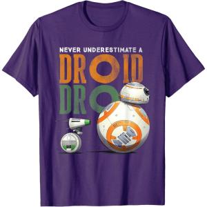 image:imageStar Wars Rise of Skywalker BB8 and DO Droid TShirtPurple