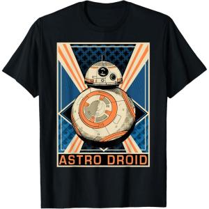image:imageStar Wars The Force Awakens BB8 Astro Droid Poster TShirtBlack