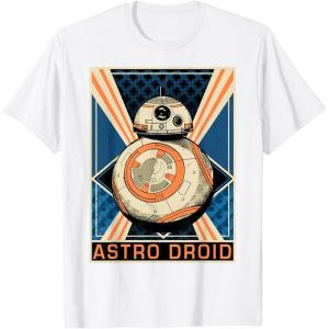 image:imageStar Wars The Force Awakens BB8 Astro Droid Poster TShirtWhite