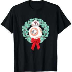 image:imageStar Wars The Force Awakens Christmas Crown BB8 Chest Logo TShirtBlack