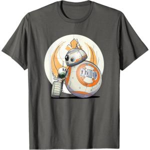 image:imageStar Wars The Rise of Skywalker BB8 DO Droid BFF TShirtAsphalt Grey