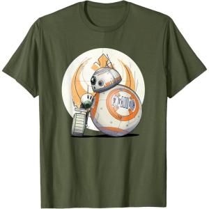 image:imageStar Wars The Rise of Skywalker BB8 DO Droid BFF TShirtOlive Green