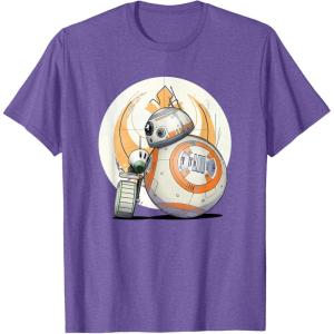 image:imageStar Wars The Rise of Skywalker BB8 DO Droid BFF TShirtPurple Heather