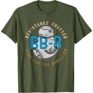 image:imageStar Wars The Rise of Skywalker BB8 Resistance Forever TShirtOlive Green