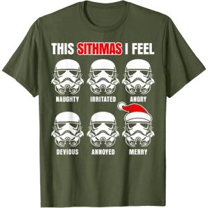 image:imageStar Wars Troopers This Sithmas Santa Christmas TShirt TShirtOlive Green