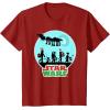 image:imageStar Wars Characters Holiday Gifts Death Star TShirtCranberry Red
