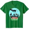 image:imageStar Wars Characters Holiday Gifts Death Star TShirtKelly Green