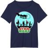 image:imageStar Wars Characters Holiday Gifts Death Star TShirtNavy Blue