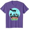 image:imageStar Wars Characters Holiday Gifts Death Star TShirtPurple Heather
