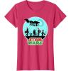 image:imageStar Wars Characters Holiday Gifts Death Star TShirtRed Heather