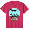 image:imageStar Wars Characters Holiday Gifts Death Star TShirtRed Heather