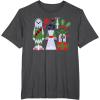 image:imageStar Wars Chewbacca Princess Leia and Yoda Christmas Holiday TShirtDark Heather Grey