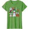 image:imageStar Wars Chewbacca Princess Leia and Yoda Christmas Holiday TShirtGrass Green