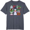 image:imageStar Wars Chewbacca Princess Leia and Yoda Christmas Holiday TShirtHeather Blue