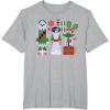 image:imageStar Wars Chewbacca Princess Leia and Yoda Christmas Holiday TShirtHeather Grey