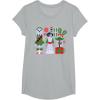 image:imageStar Wars Chewbacca Princess Leia and Yoda Christmas Holiday TShirtHeather Grey