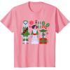image:imageStar Wars Chewbacca Princess Leia and Yoda Christmas Holiday TShirtPink