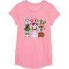 image:imageStar Wars Chewbacca Princess Leia and Yoda Christmas Holiday TShirtPink