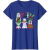 image:imageStar Wars Chewbacca Princess Leia and Yoda Christmas Holiday TShirtRoyal Blue