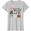 image:imageStar Wars Chewbacca Princess Leia and Yoda Christmas Holiday TShirtSilver Grey