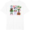 image:imageStar Wars Chewbacca Princess Leia and Yoda Christmas Holiday TShirtWhite