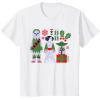 image:imageStar Wars Chewbacca Princess Leia and Yoda Christmas Holiday TShirtWhite