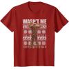 image:imageStar Wars Christmas Chewbacca Ugly Sweater Style TShirtCranberry Red