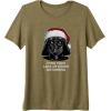image:imageStar Wars Christmas Darth Vader Disturbing Lack Of Cheer Premium TShirtOlive Green