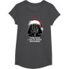 image:imageStar Wars Christmas Darth Vader Disturbing Lack Of Cheer TShirtDark Heather Grey