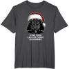 image:imageStar Wars Christmas Darth Vader Disturbing Lack Of Cheer TShirtDark Heather Grey