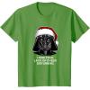 image:imageStar Wars Christmas Darth Vader Disturbing Lack Of Cheer TShirtGrass Green